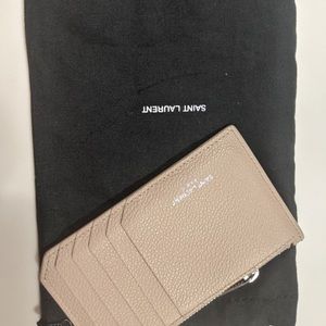 Saint Laurent Zip Card Holder